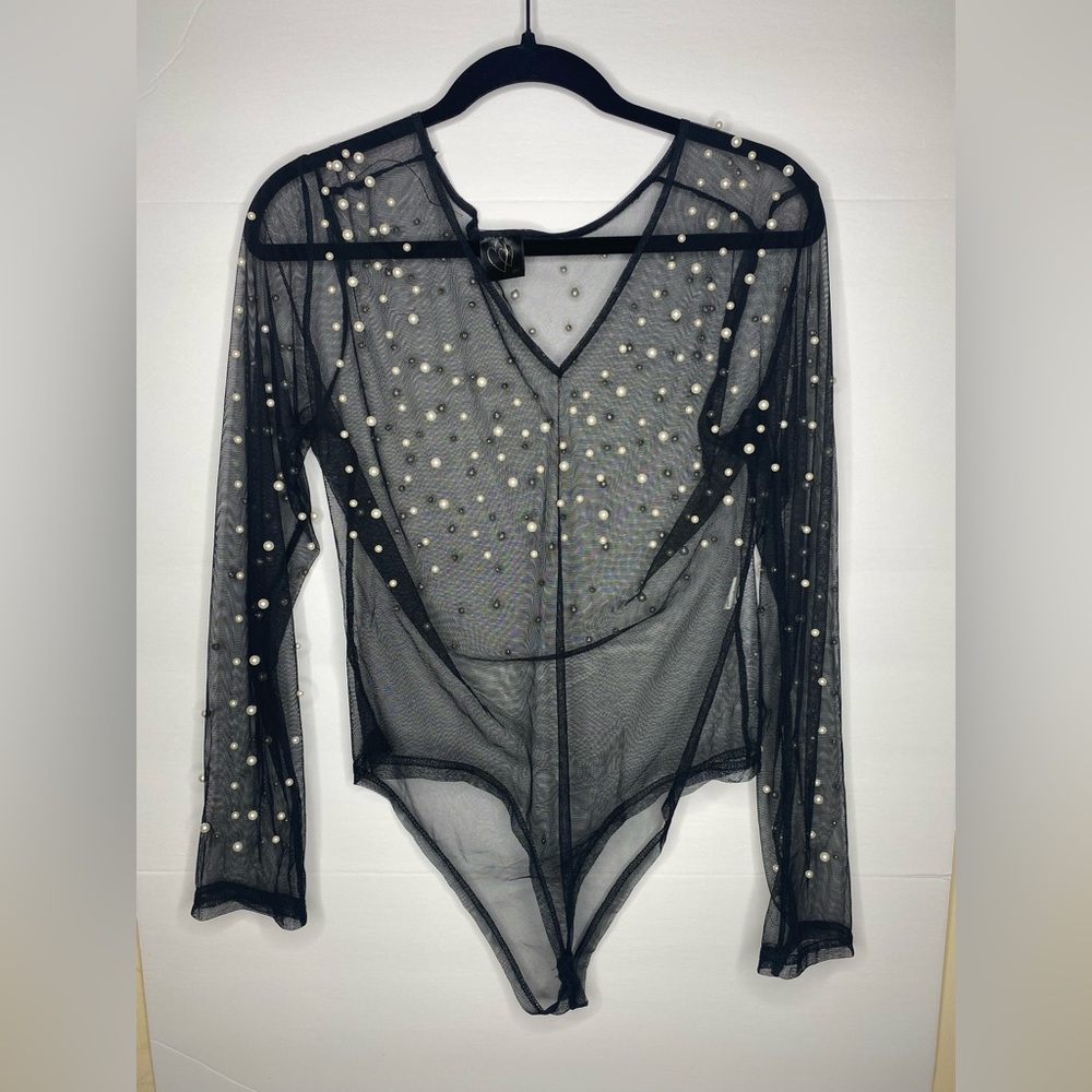 Mesh Pearl Bodysuit